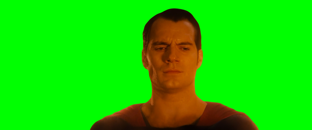 Superman Aura Farming in the Fire meme - Batman v Superman (Green Screen)