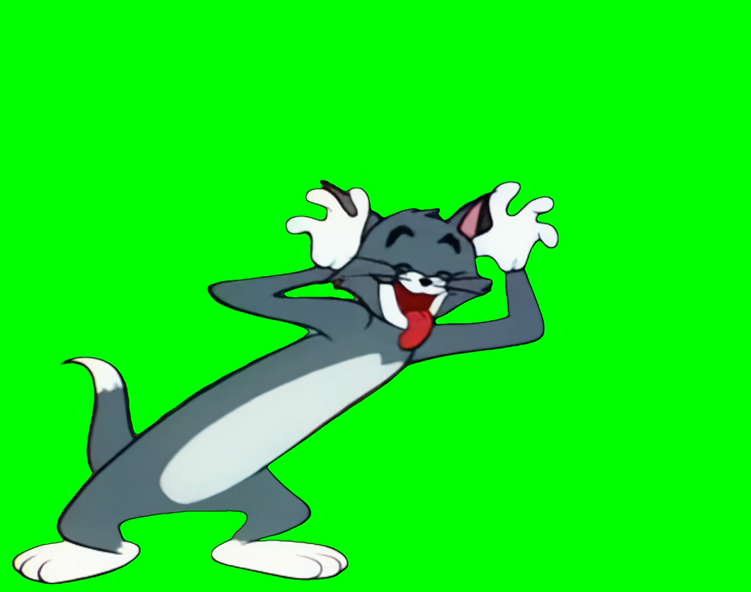 Tom Making Silly Faces meme - Tom and Jerry V2 (Green Screen)