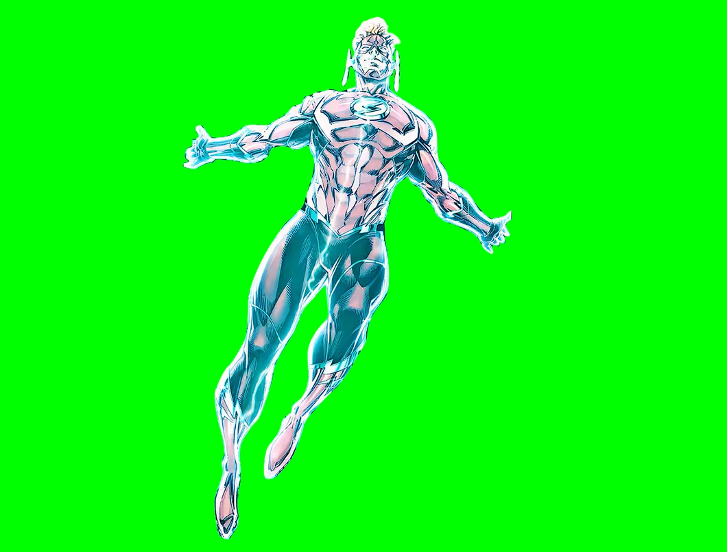Wally West Running meme - The Flash  (Green Screen)