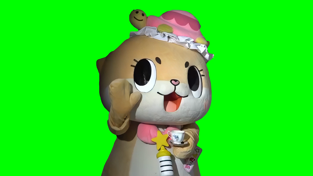Chiitan Destroying Rage Room meme (Green Screen)