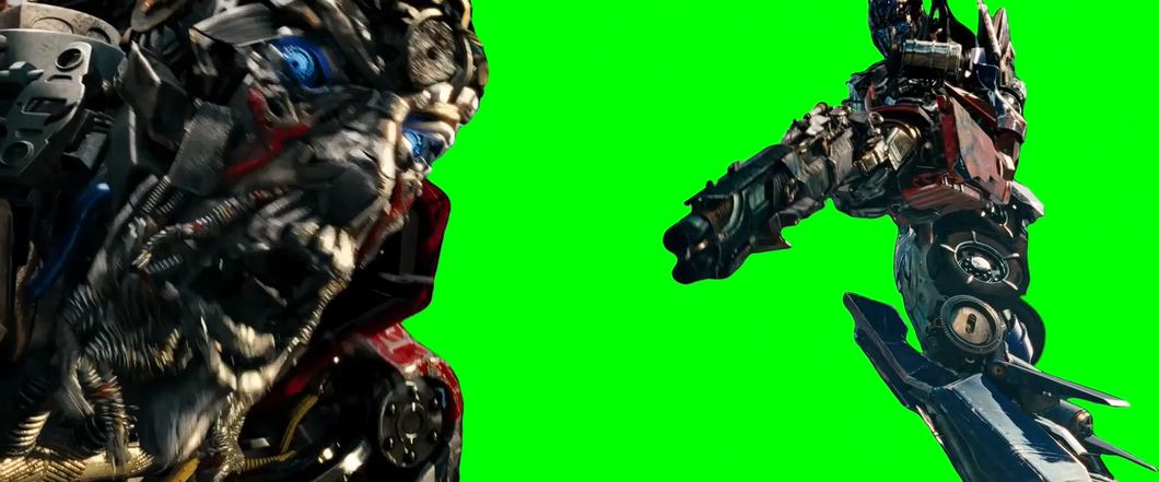 Optimus Prime Kills Sentinel Prime Meme - Transformers 3: Dark of the Moon (Green Screen)