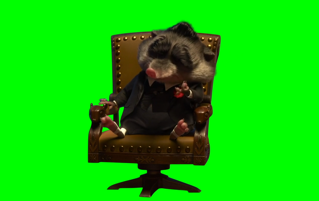Zootopia Godfather meme V2 (Green Screen)