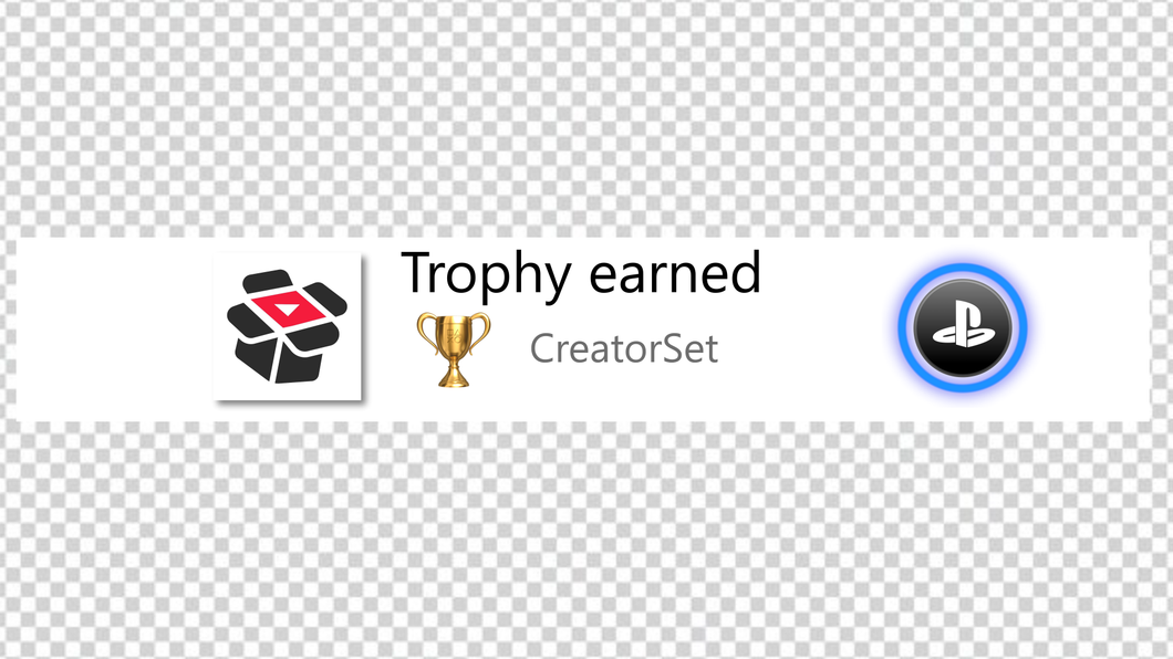 PS4 Trophy Achievement (After Effects Template)