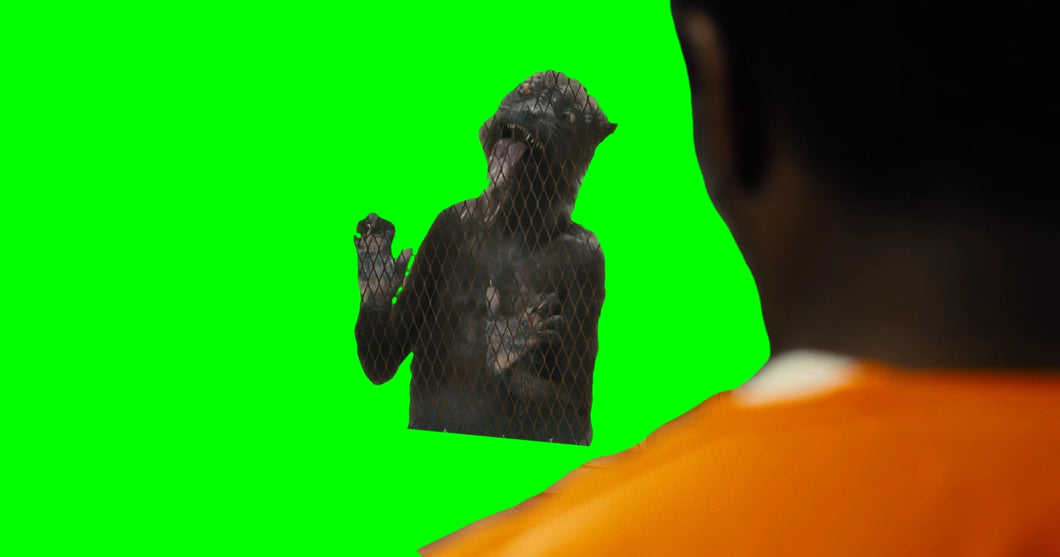 Weasel Licking Door meme - The Suicide Squad (Green Screen)