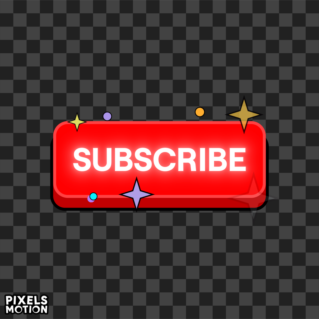 Animated YouTube Subscribe Button Overlay v4