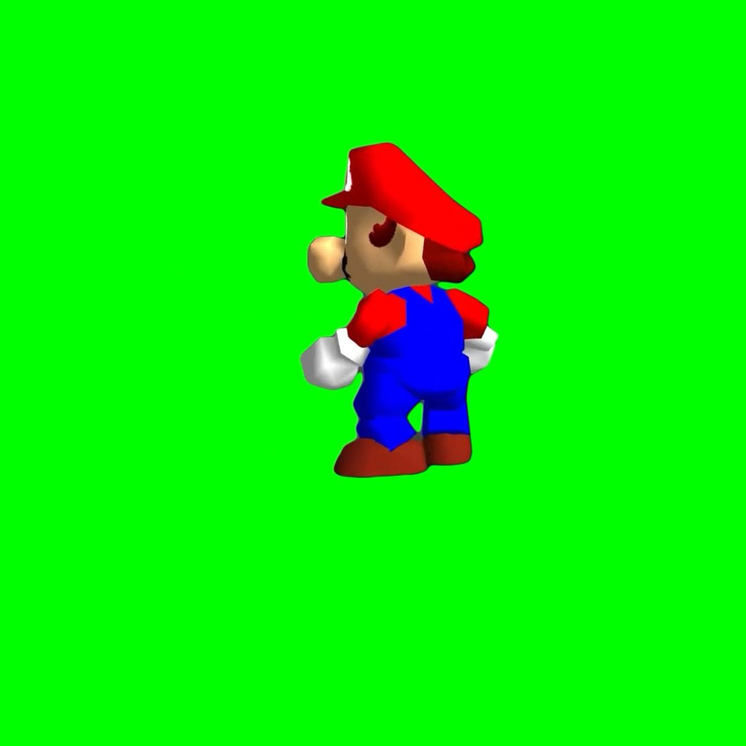 Mario - Wario Apparition Backrooms (Green Screen)