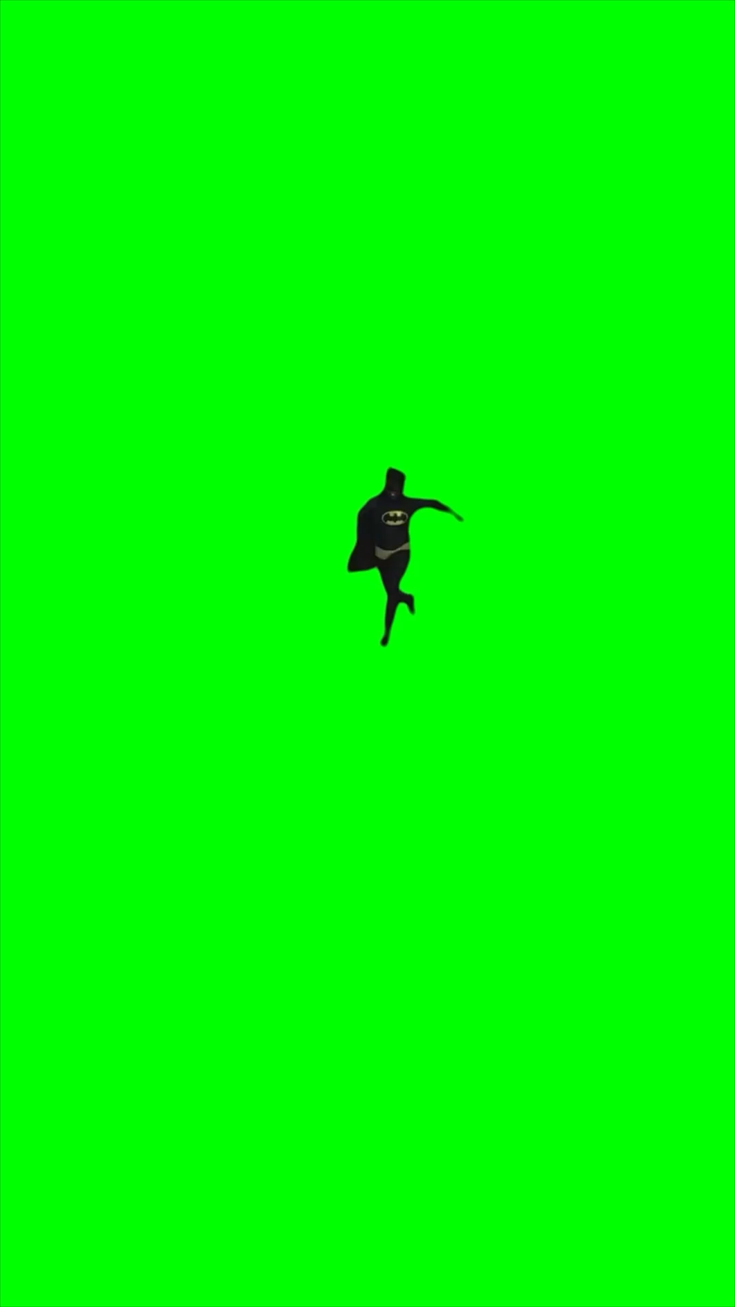 Batman Beach Jump (Green Screen)