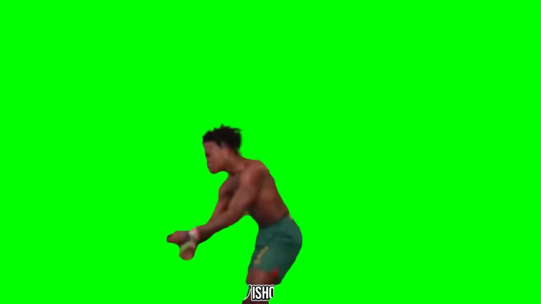IShowSpeed Dancing One Kiss Is All It Takes Green Screen Template