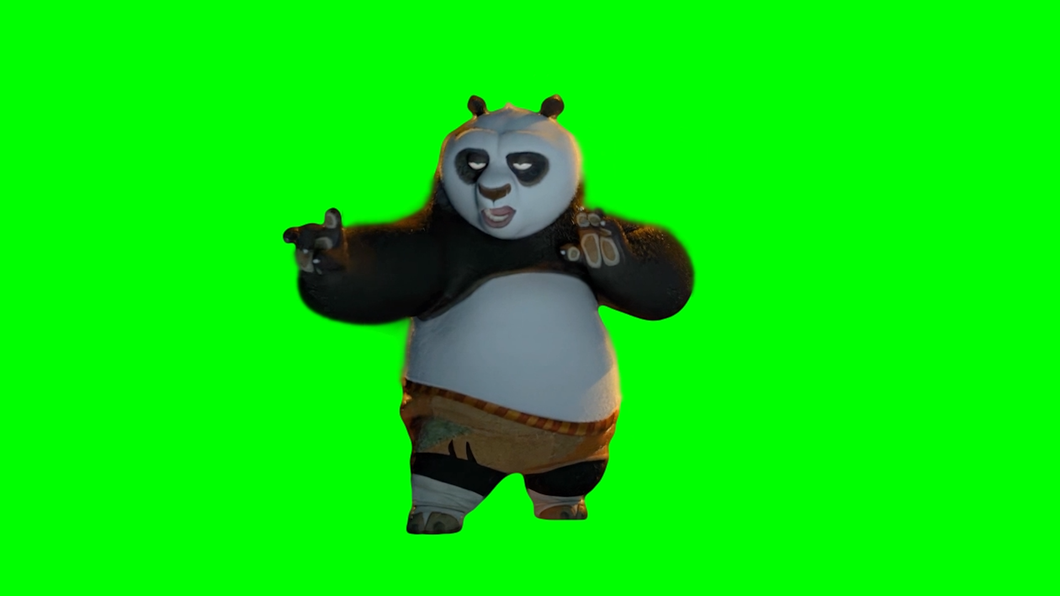 Kung Fu Panda - I am the Dragon Warrior!  (Green Screen)