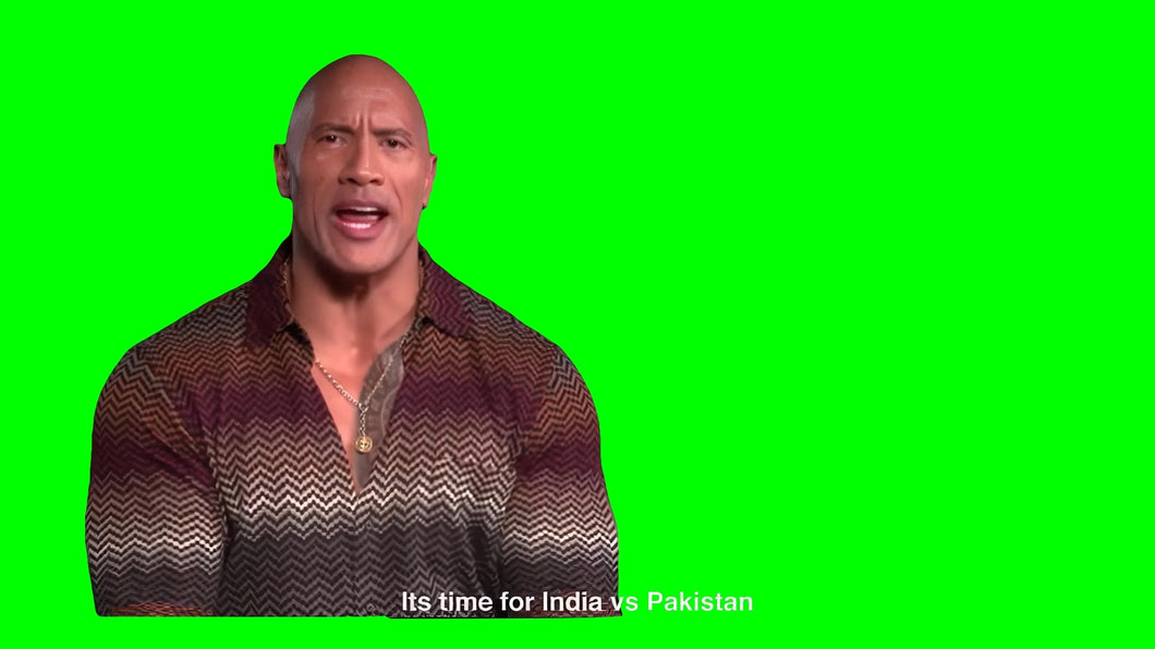 The Rock saying 