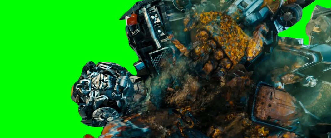 Ironhide Dying meme - Transformers 3: Dark of the Moon (Green Screen)