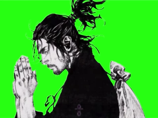 Musashi Miyamoto - Vagabond (Green Screen)