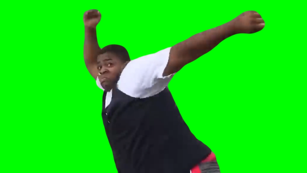 Y'all mind if I praise the Lord dance meme (Green Screen)