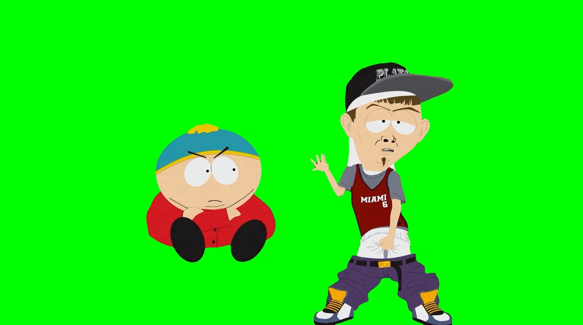 South Park Wayne D Rapper meme (Green Screen)