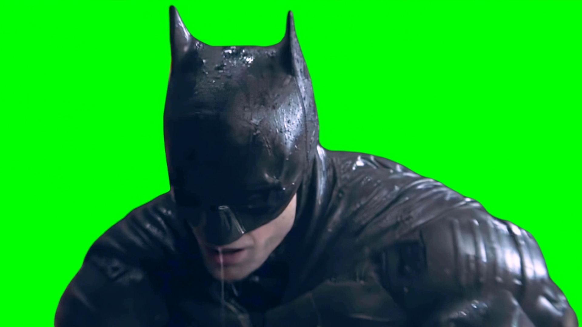 I'm Vengeance - Batman beating up thug meme (Green Screen)