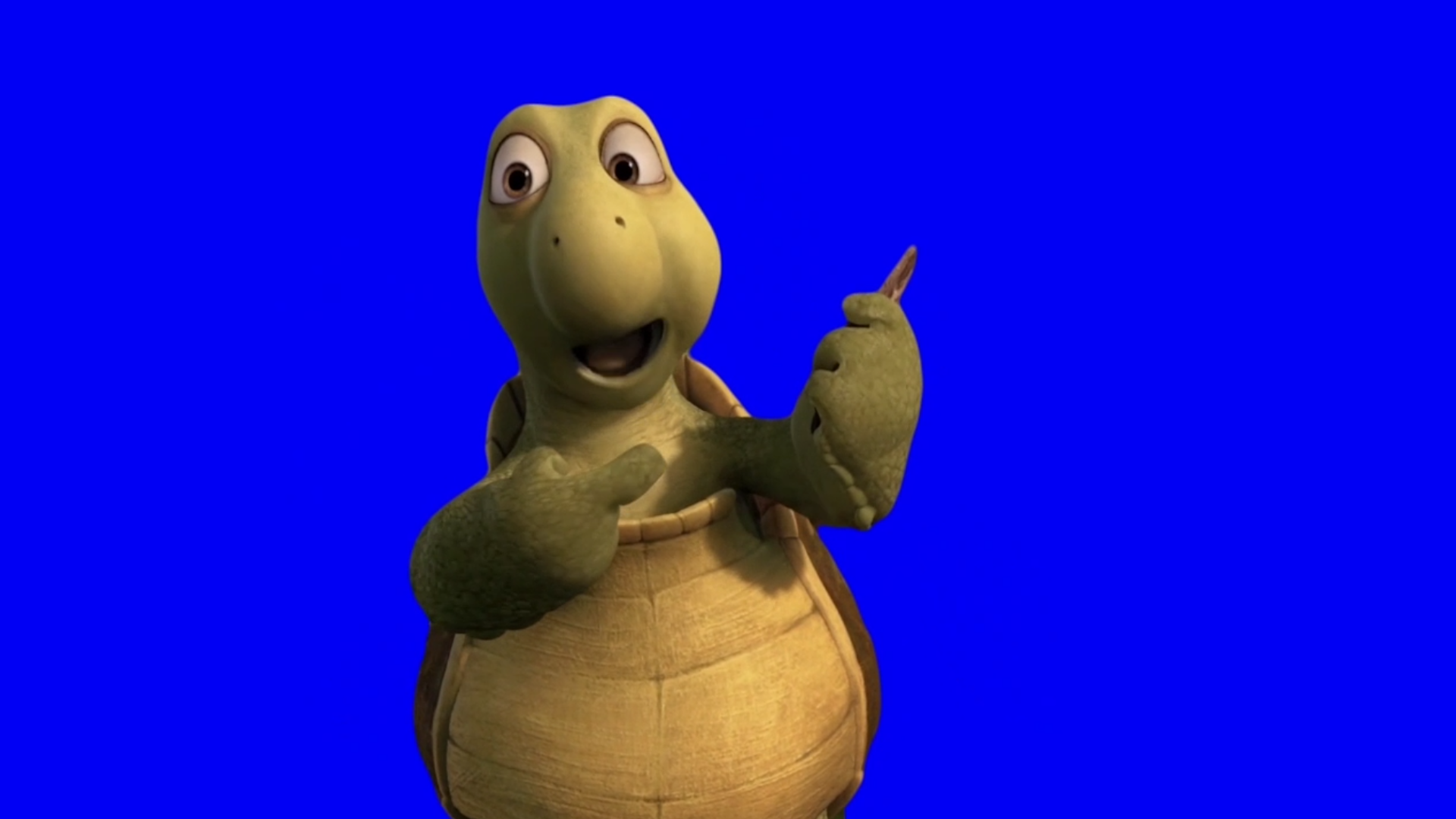 Turtle eating meme - Over The Hedge  (Green Screen)