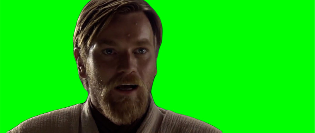 Star Wars - Hello There Meme - Obi-Wan Kenobi (Green Screen)