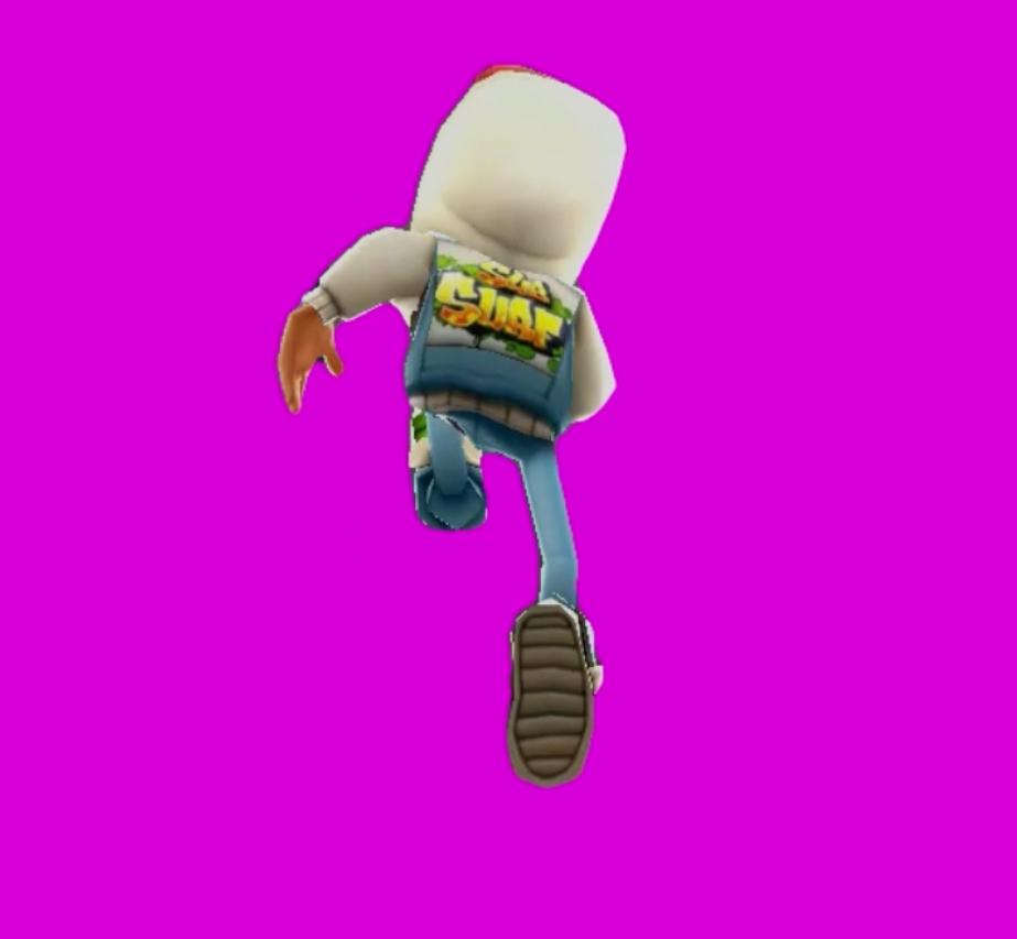 Subway Surfers Jake Running (Green Screen)