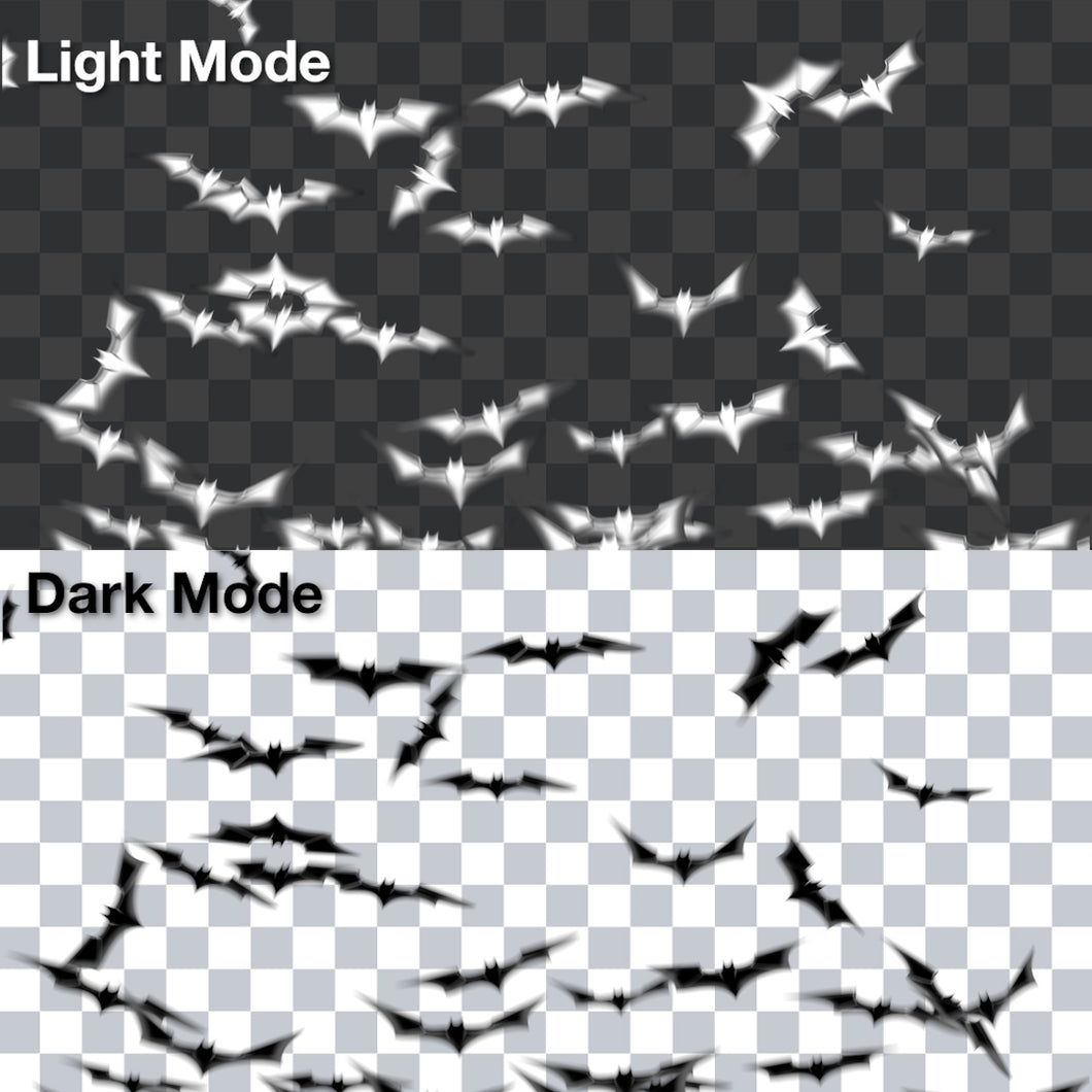 Bat Transition (Light & Dark Mode)