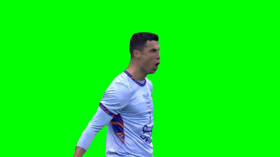 Cristiano Ronaldo SIUUU Al-Nassr FC vs PSG FC (Green Screen)