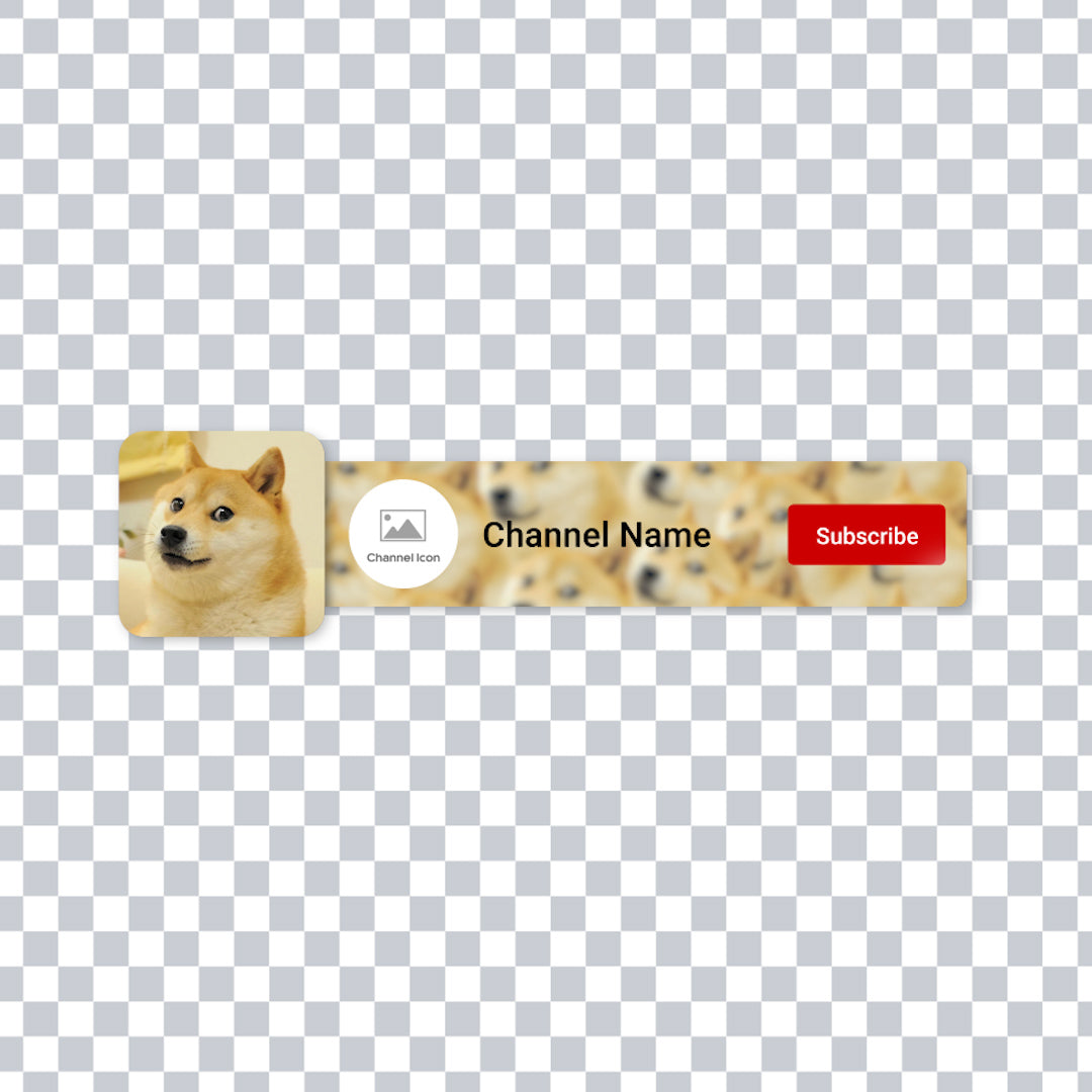 Doge Subscribe Animation