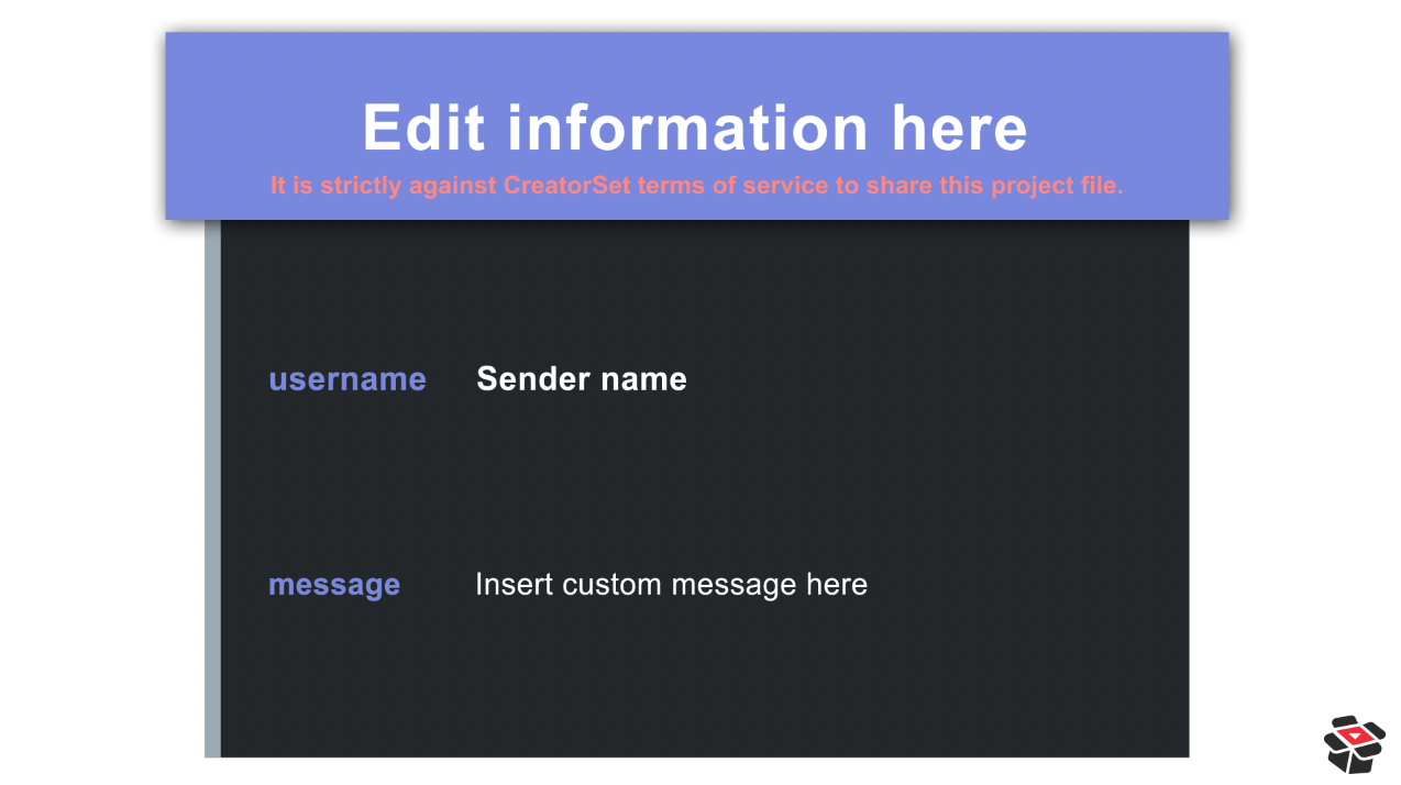 Fake Discord Notification Template (w/ Project File)
