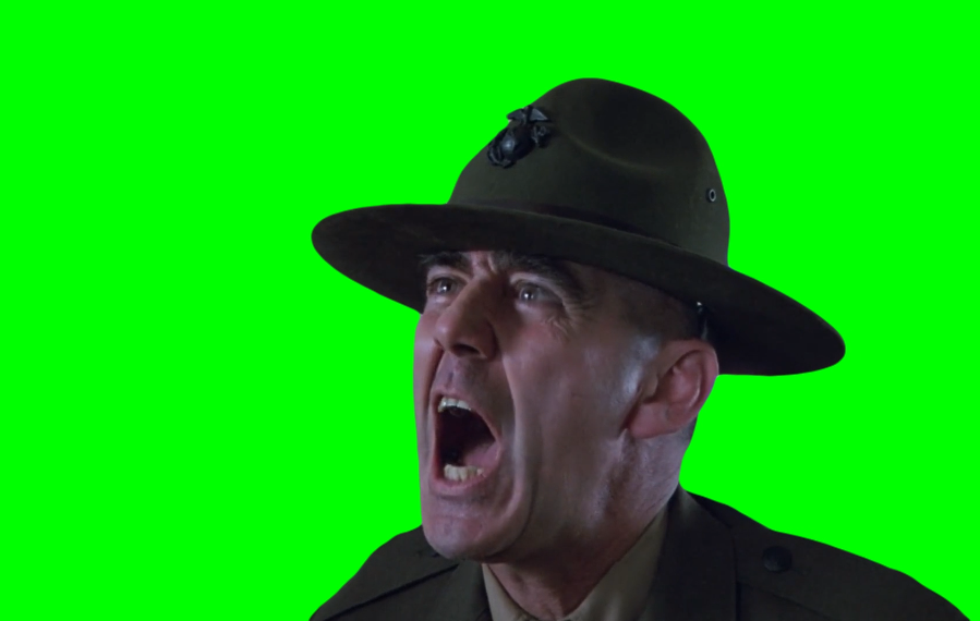 Let Me See Your War Face (Green Screen)