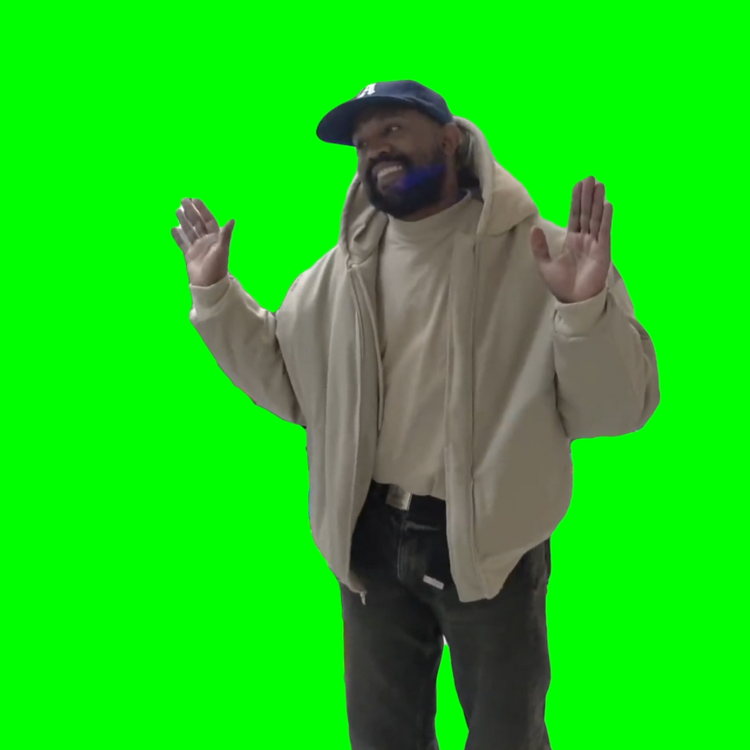 Kanye West Gotcha (Green Screen)