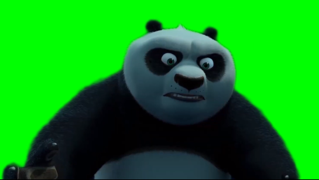 Kung Fu Panda How? (Green Screen)