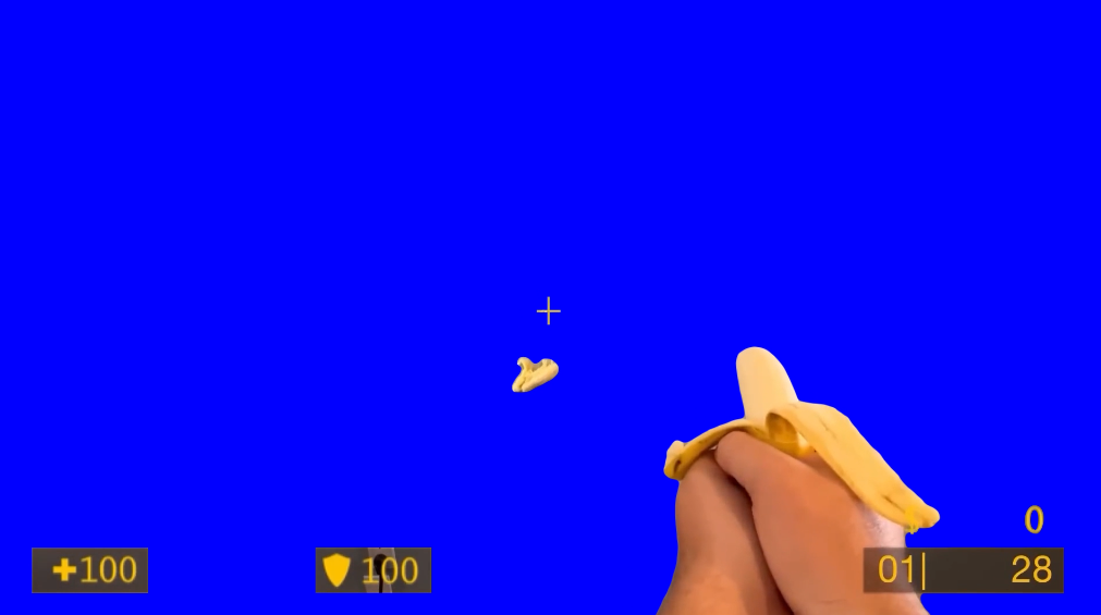 Banana Shot Reload V2 (Blue Screen) (Green Screen)