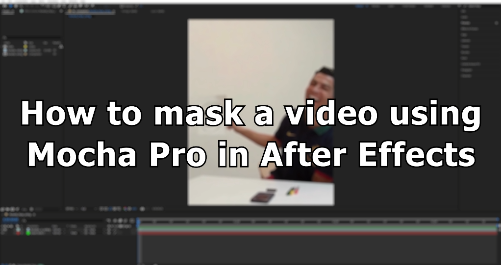How to mask a video using Mocha Pro in After Effects (Tutorial) (Green Screen)