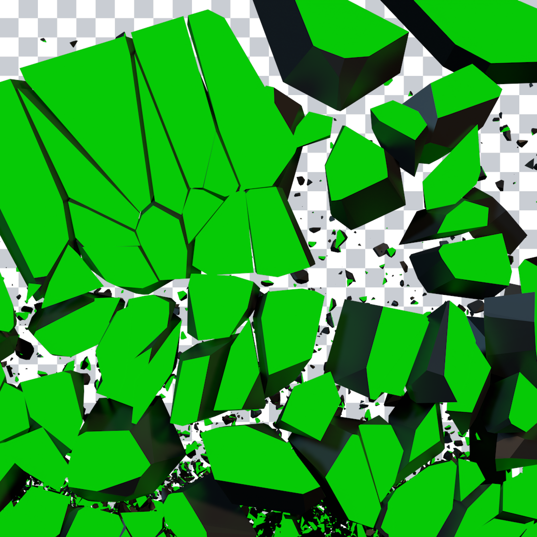 Green Screen Shatter Effect