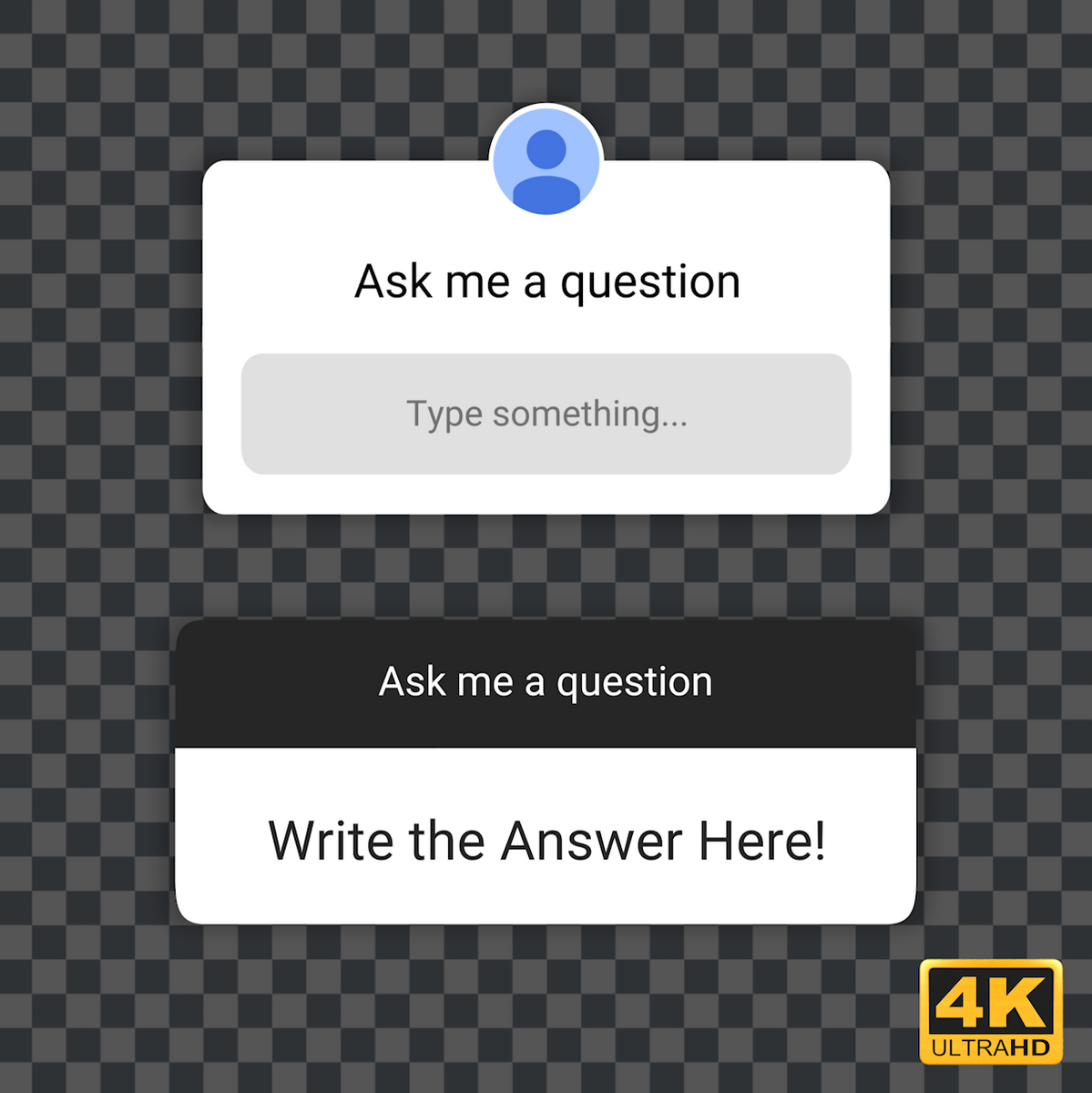 Instagram Question & Answer Card V2 – CreatorSet
