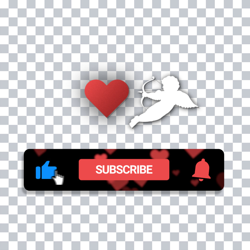 Cupid Like Subscribe Bell Animation
