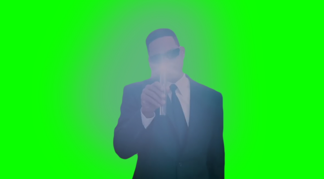 Men In Black - Look Right Here (Green Screen)