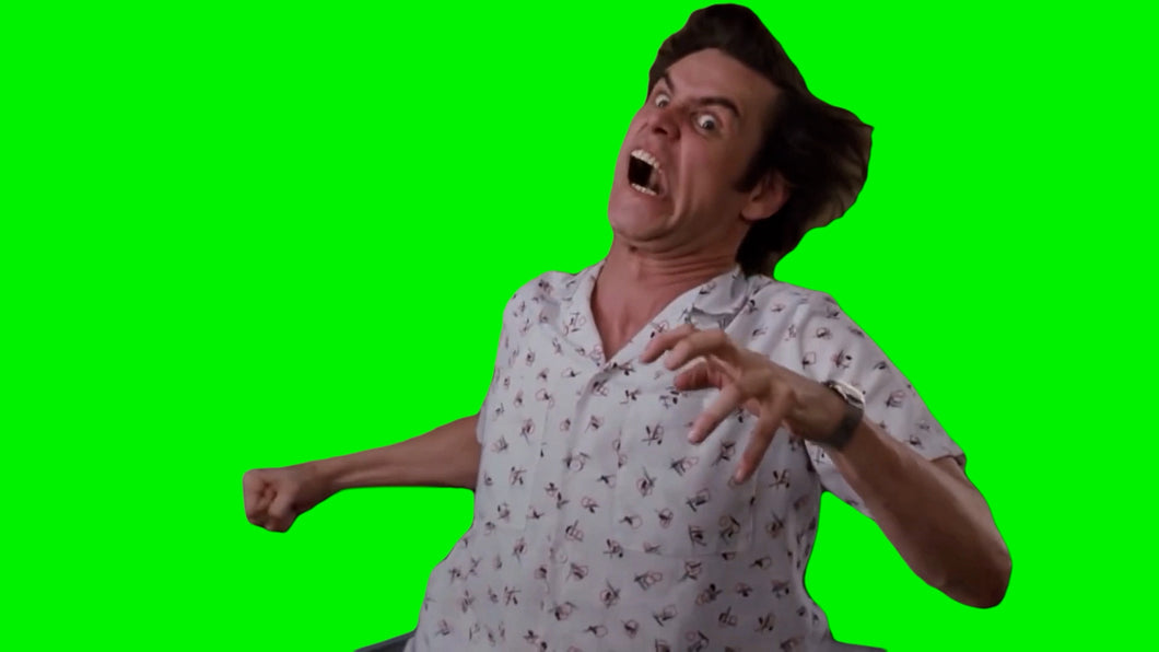 Jim Carrey Ace Ventura Slow-Motion (Green Screen)
