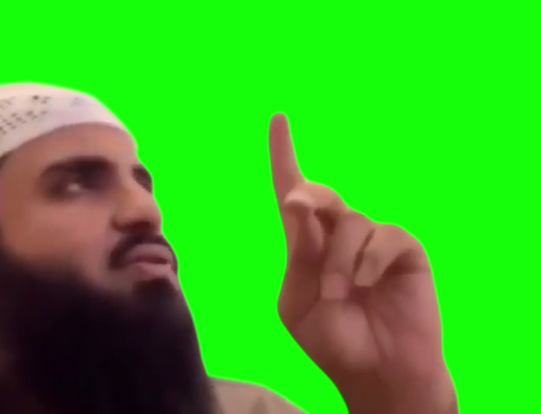 Man Says Astaghfirullah (Green Screen)
