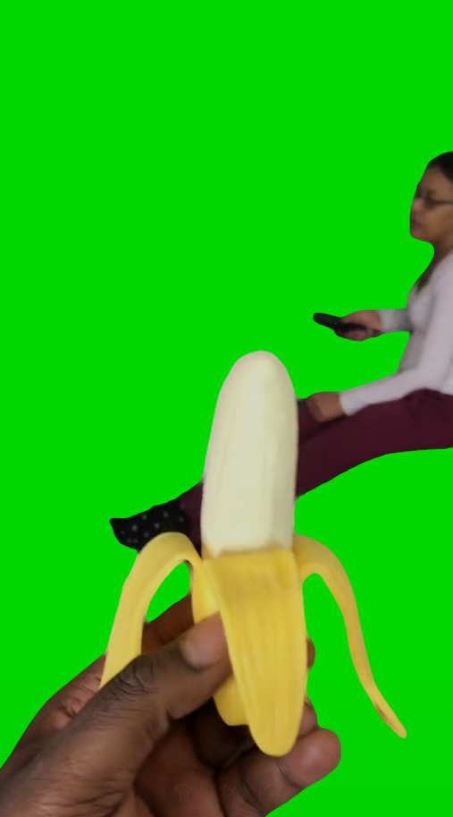 Bite My Banana (Green Screen)