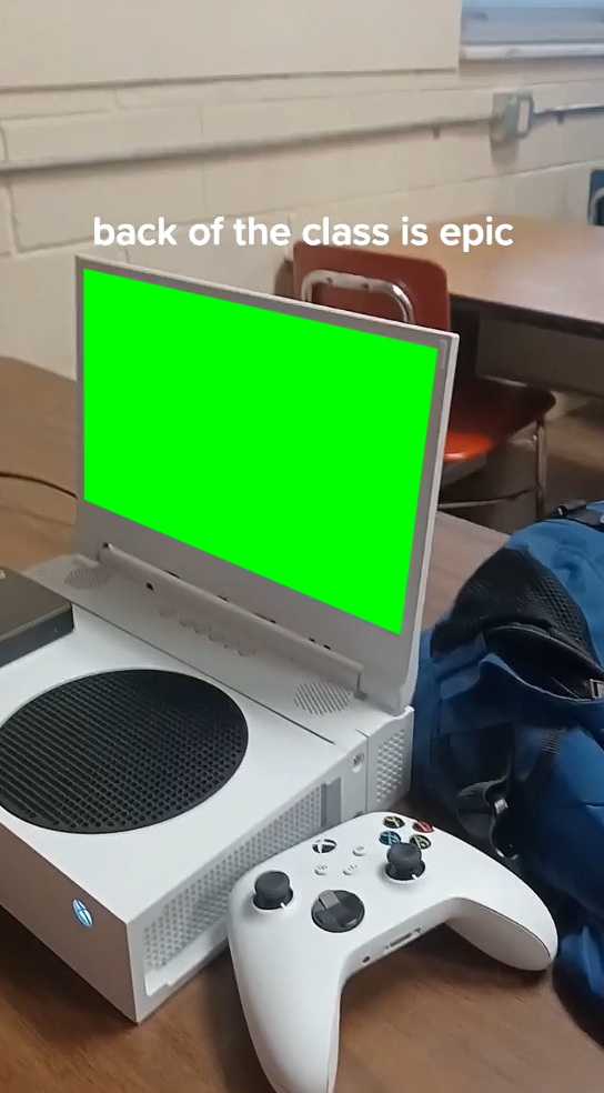 Back Of The Class Is Epic (Green Screen)
