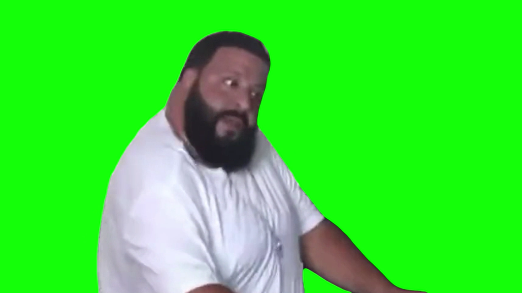 DJ Khaled Dancing Twitter Meme (Green Screen)