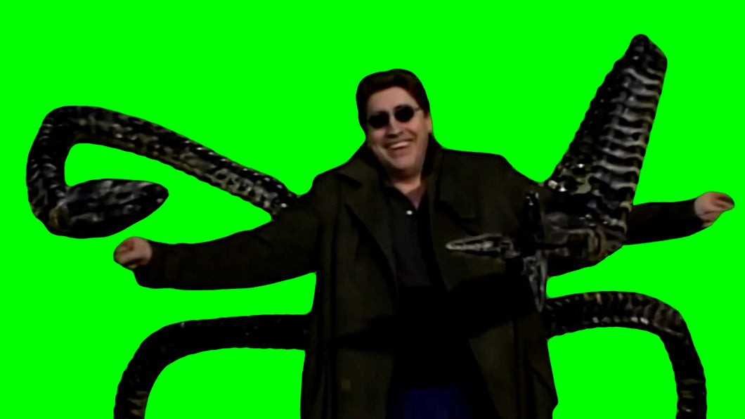 Doctor Octopus Singing (Green Screen)