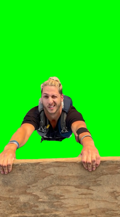 Freddy Chase Skydive V2 (Green Screen)