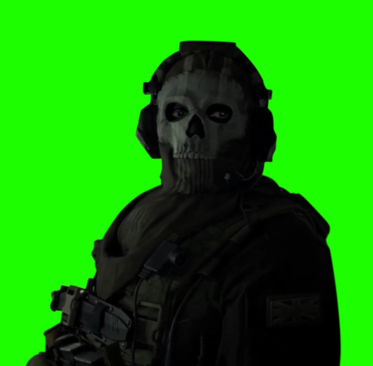 Ghost Staring At Soap (Green Screen)