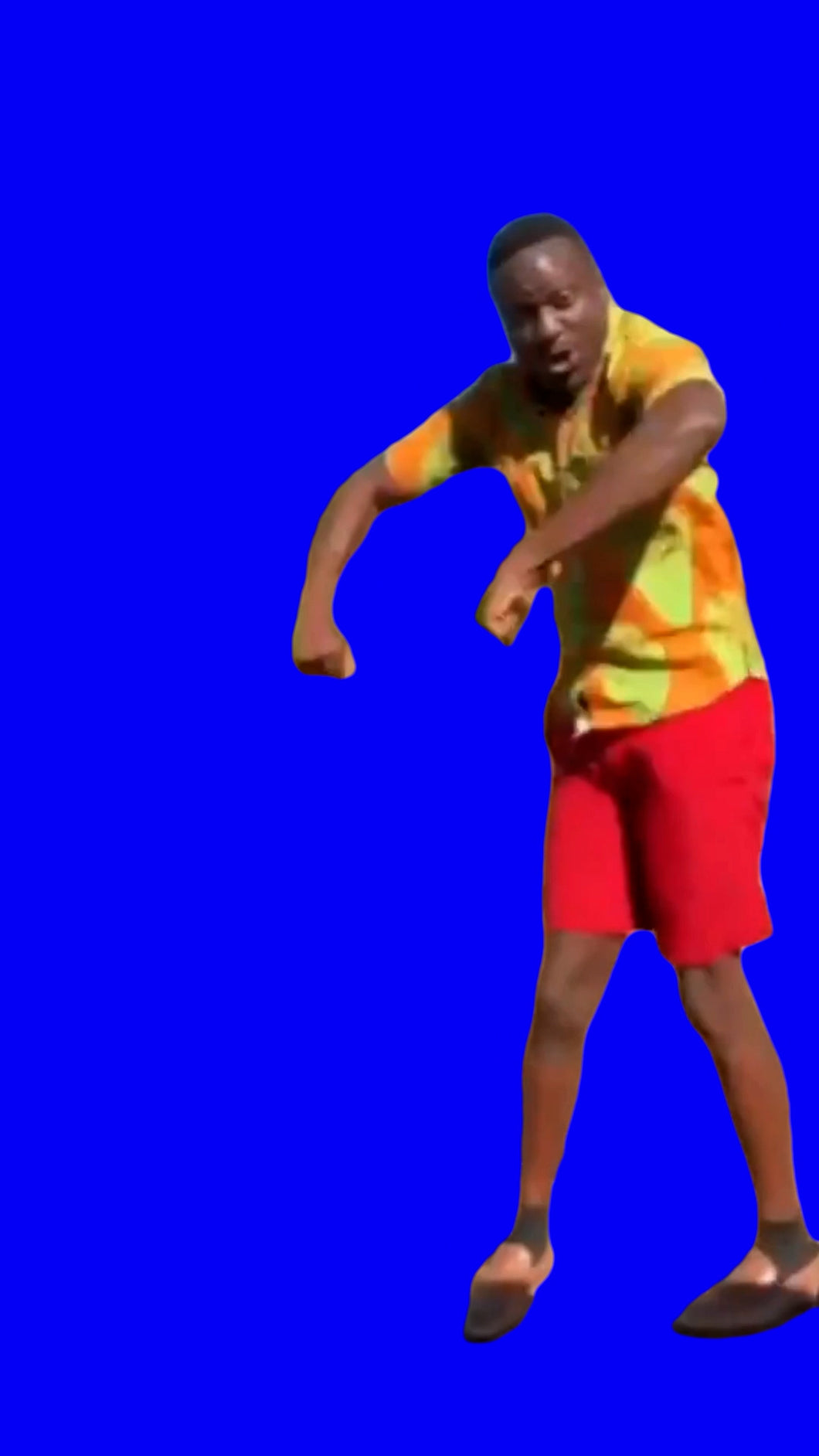 Go Mufasa Dance Meme (Blue Screen)