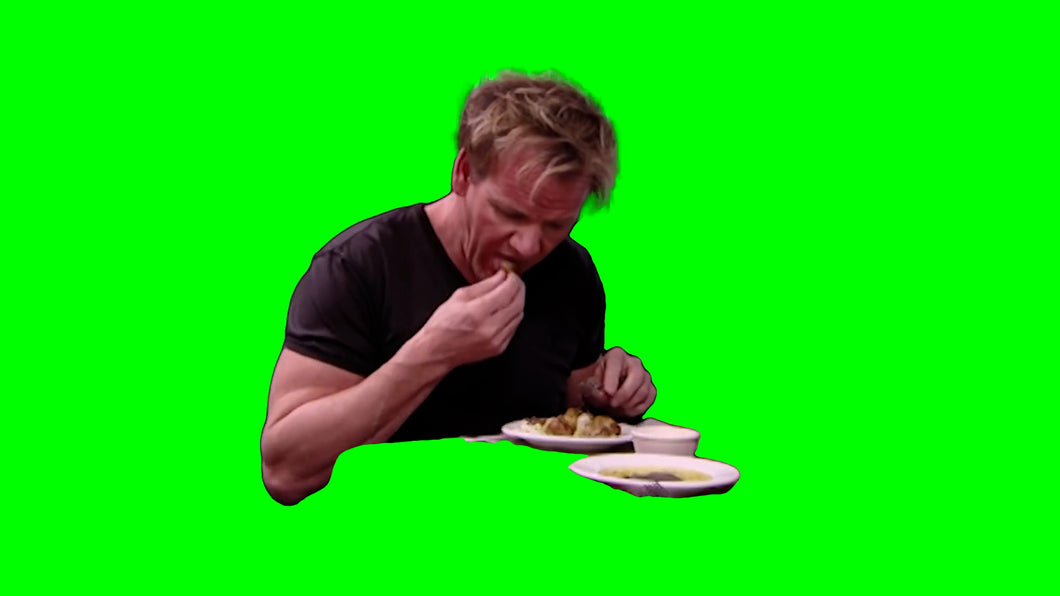 Gordon Ramsay Eating Mushroom