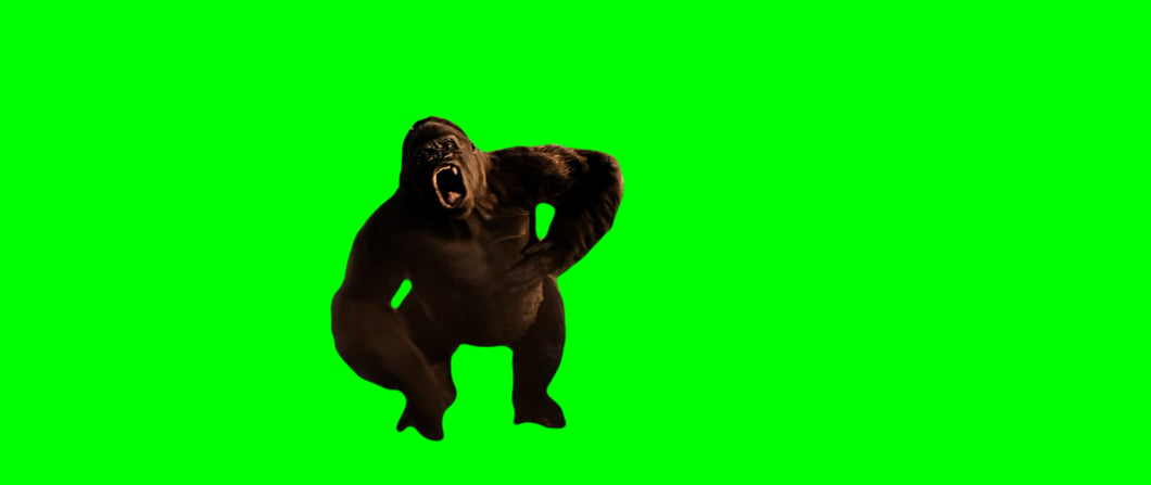 King Kong Roar (Green Screen)