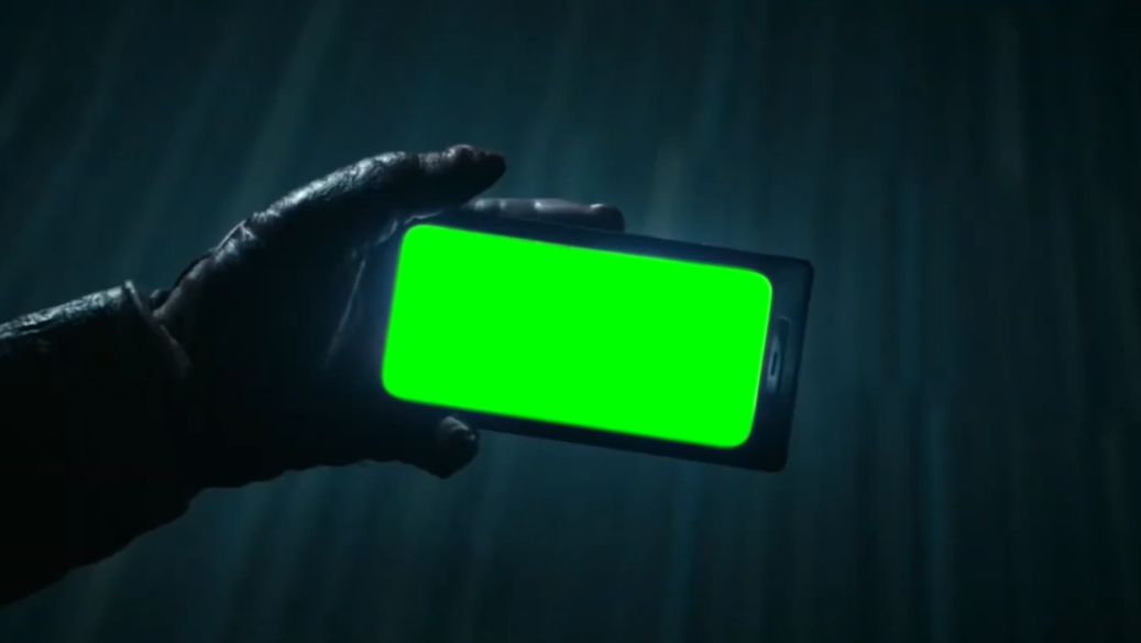 Homelander On His Phone (Green Screen)