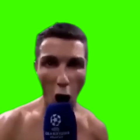 Cristiano Ronaldo SIUUUU (Green Screen) – CreatorSet