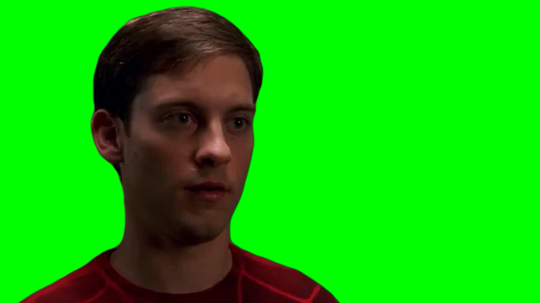 Tobey Maguire - I Missed The Part Where That's My Problem (Green Screen)