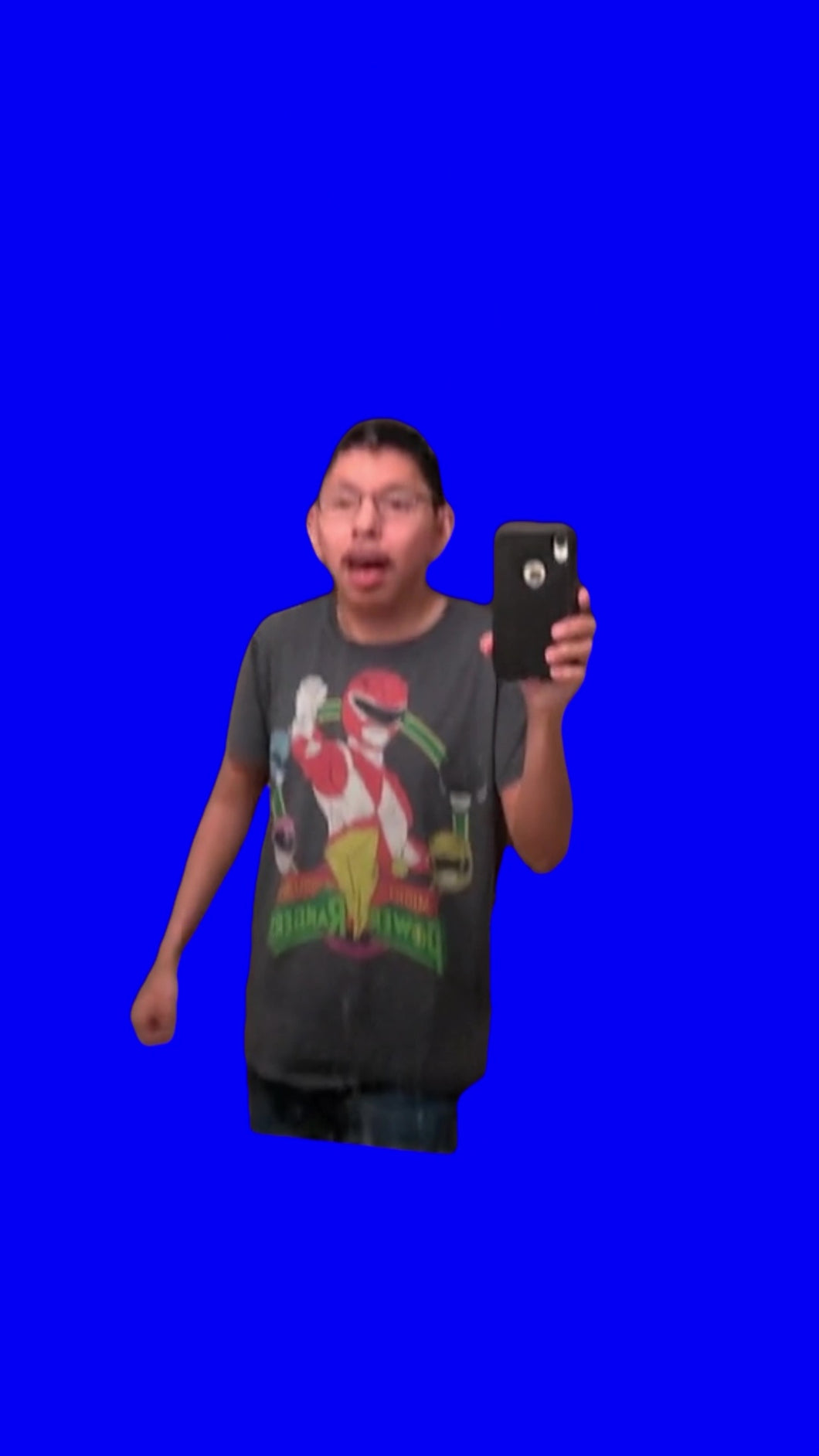 Guy dancing infront of mirror (Green Screen) (Blue Screen)